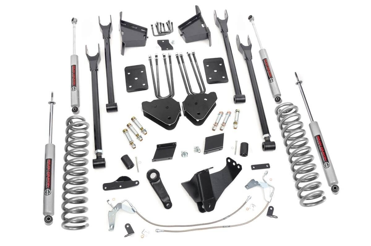 Rough Country 6in for Ford 4-Link Suspension Lift Kit 15-16 F-250 4wd Diesel 527.20