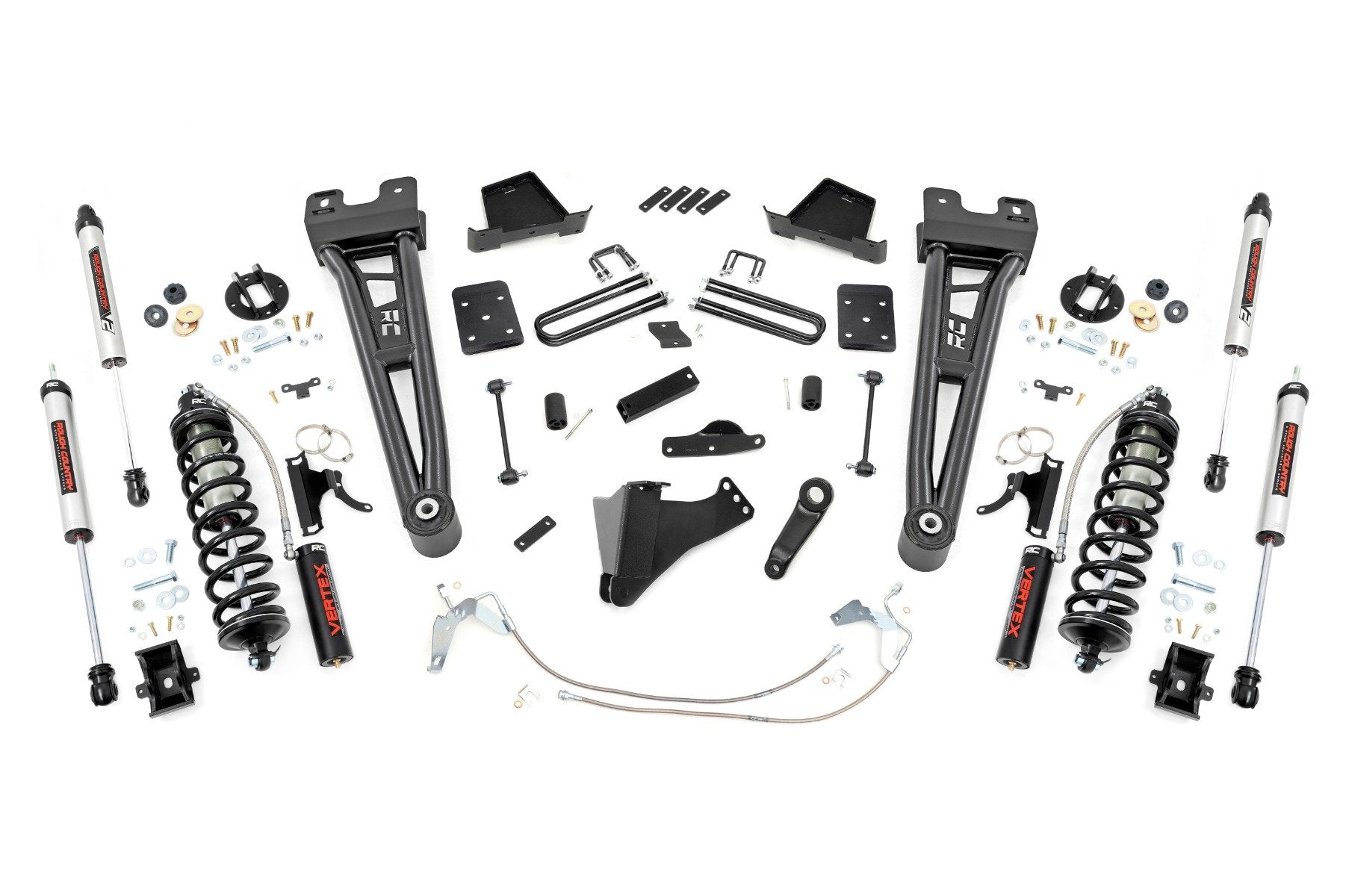 Rough Country 6" Lift Kit Diesel Radius Arm C/O V2 for Ford Super Duty 08-10 53858