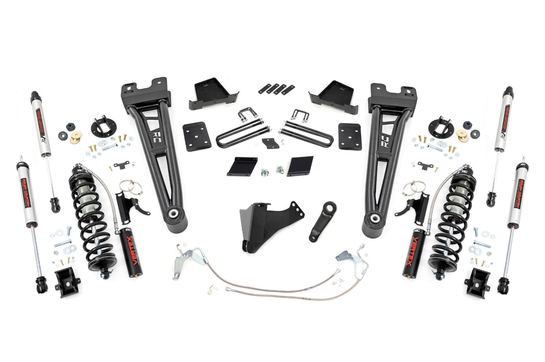 Rough Country 6" Lift Kit Diesel Radius Arm C/O V2 for Ford Super Duty 15-16 54358