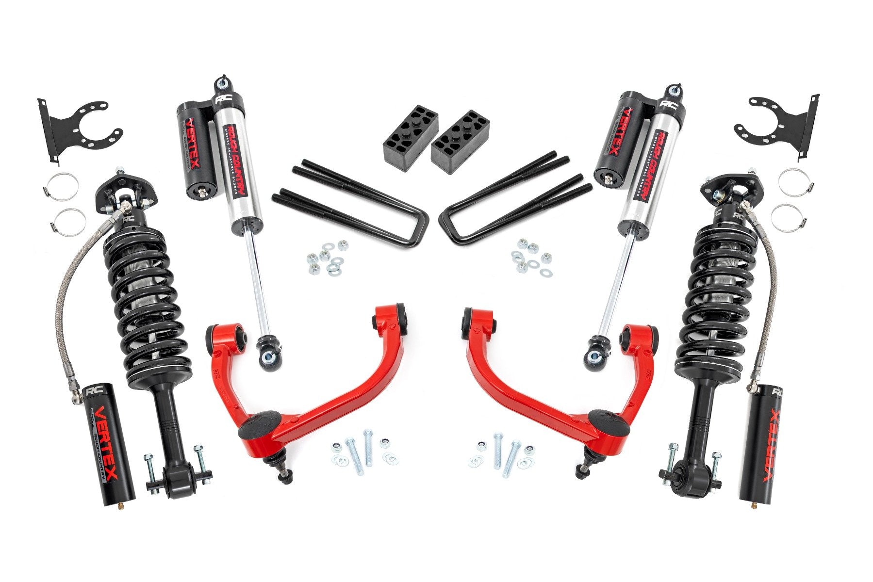 Rough Country 3" Lift Kit Vertex for Ford F-150 4wd 2014-2020 54550RED