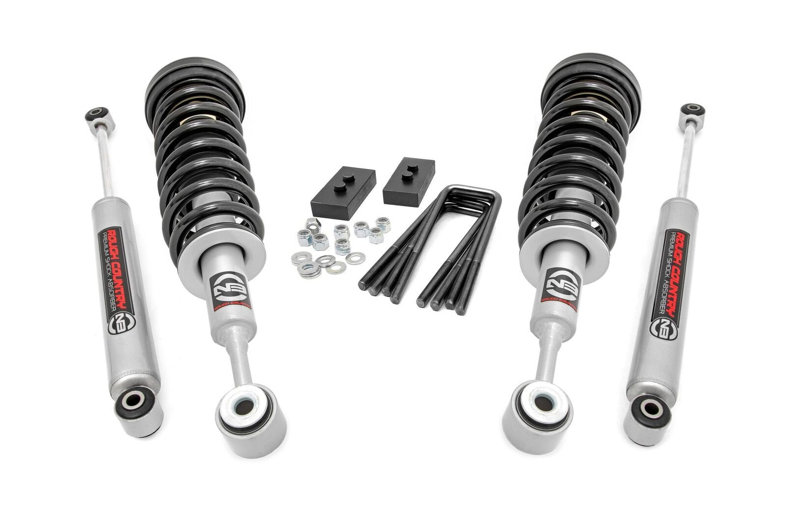 Rough Country 2.5 IN Strut Leveling Kit Ford 04-08 F-150 4wd 57031