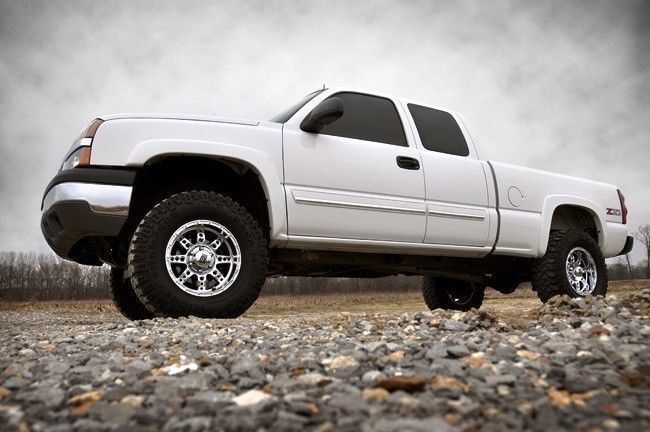 Rough Country Chevy GMC 1500 Pickup 6" Suspension Lift Kit w/N3 Shocks 99-06 4WD -3