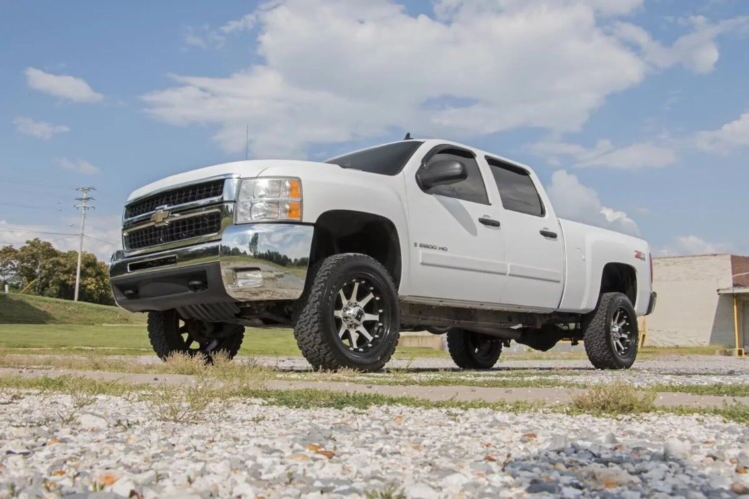 Rough Country Chevy GMC 2500HD 3" Susp Lift Kit 01-10 4WD FF or FK Codes -2