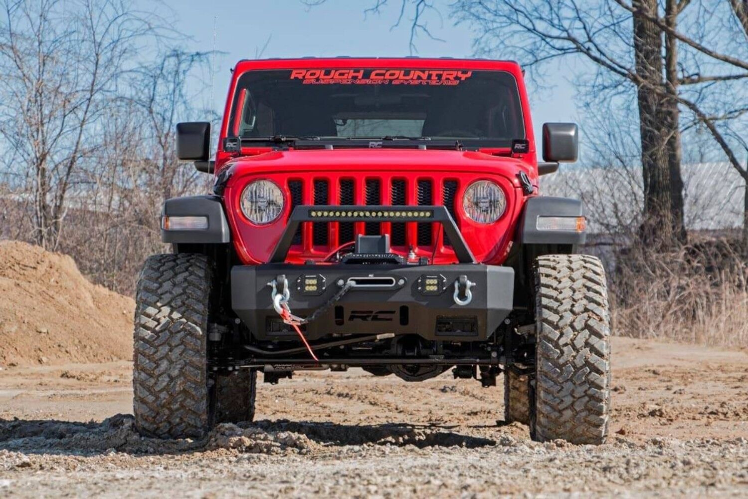 Rough Country 3.5" Suspension Lift Kit for Wrangler JLU 2018-2022 4-Door -3