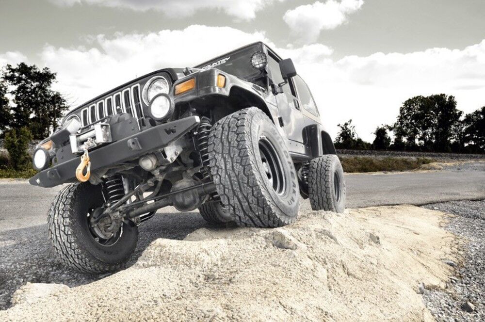 Rough Country 4" Suspension Lift Kit For Jeep Wrangler TJ 1997-2002 -2