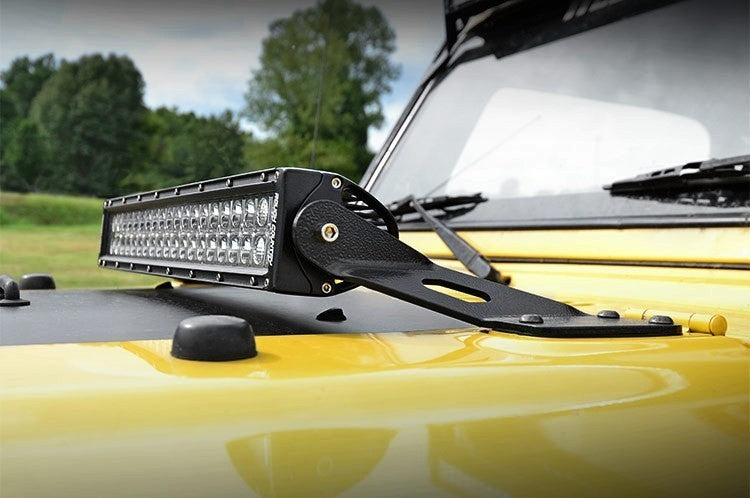 20" Light Bar Hood Mounts Wrangler TJ 97-06 (Mounts Only) 70210