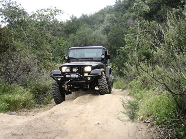 Rough Country 4" Suspension Lift Kit w/N3 Shocks for YJ Wrangler 1987-1996 -2