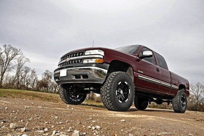 Rough Country Chevy GMC 1500 Pickup 6" Susp Lift Kit w/N2.0 Shocks 99-06 2WD -3