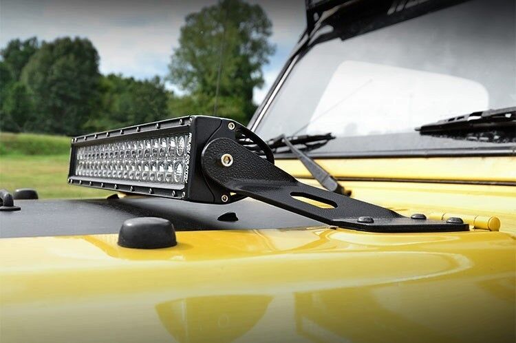 20" Light Bar Hood Mounts Wrangler TJ 97-06 (Mounts Only)