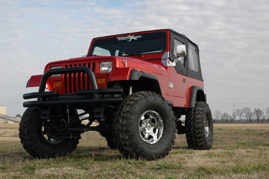 Rough Country 6" Suspension Lift Kit w/N3 Shocks for Wrangler YJ 87-96 -2