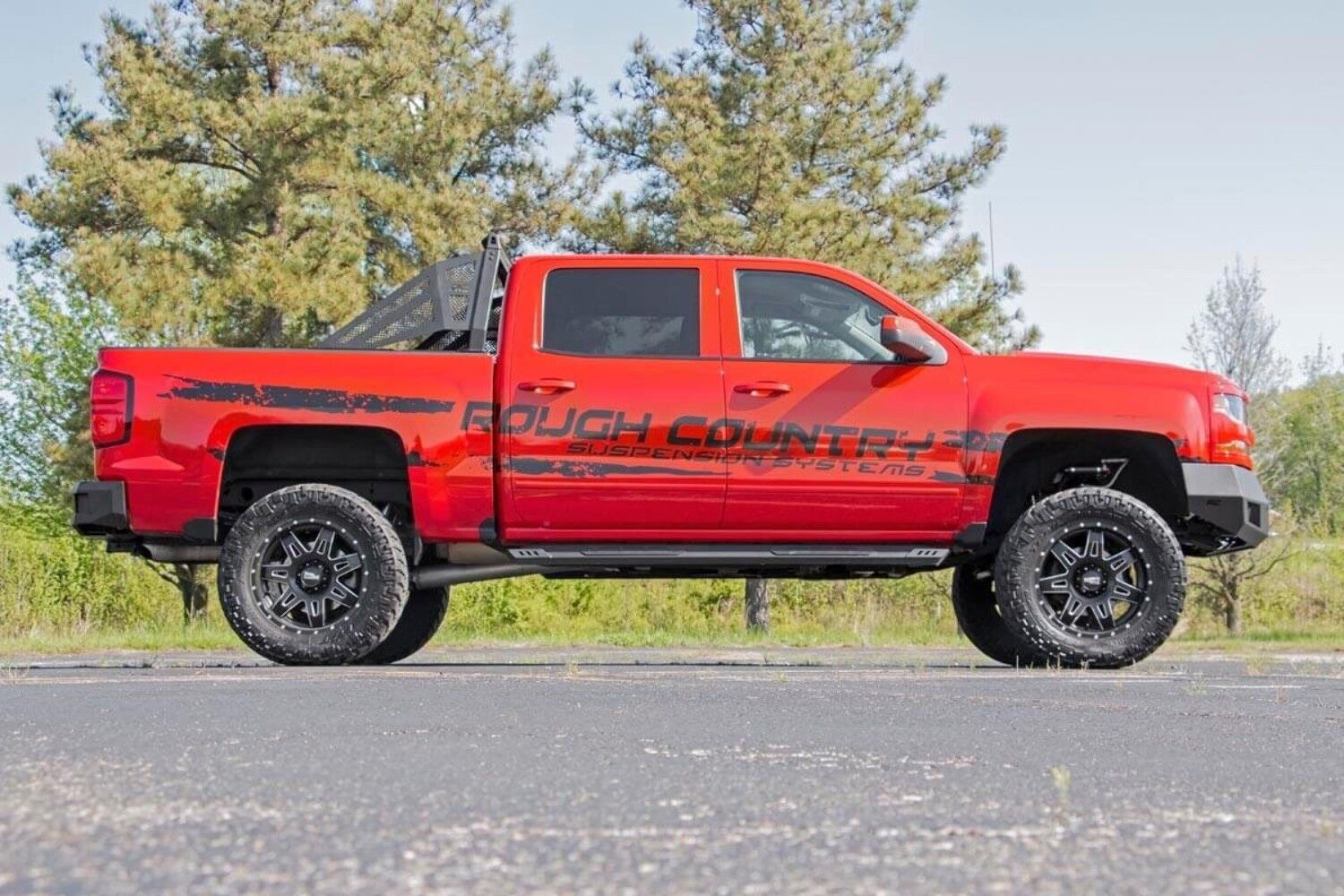 Chevy 1500 Pickup Heavy Duty Rear LED Bumper 07-18 -4
