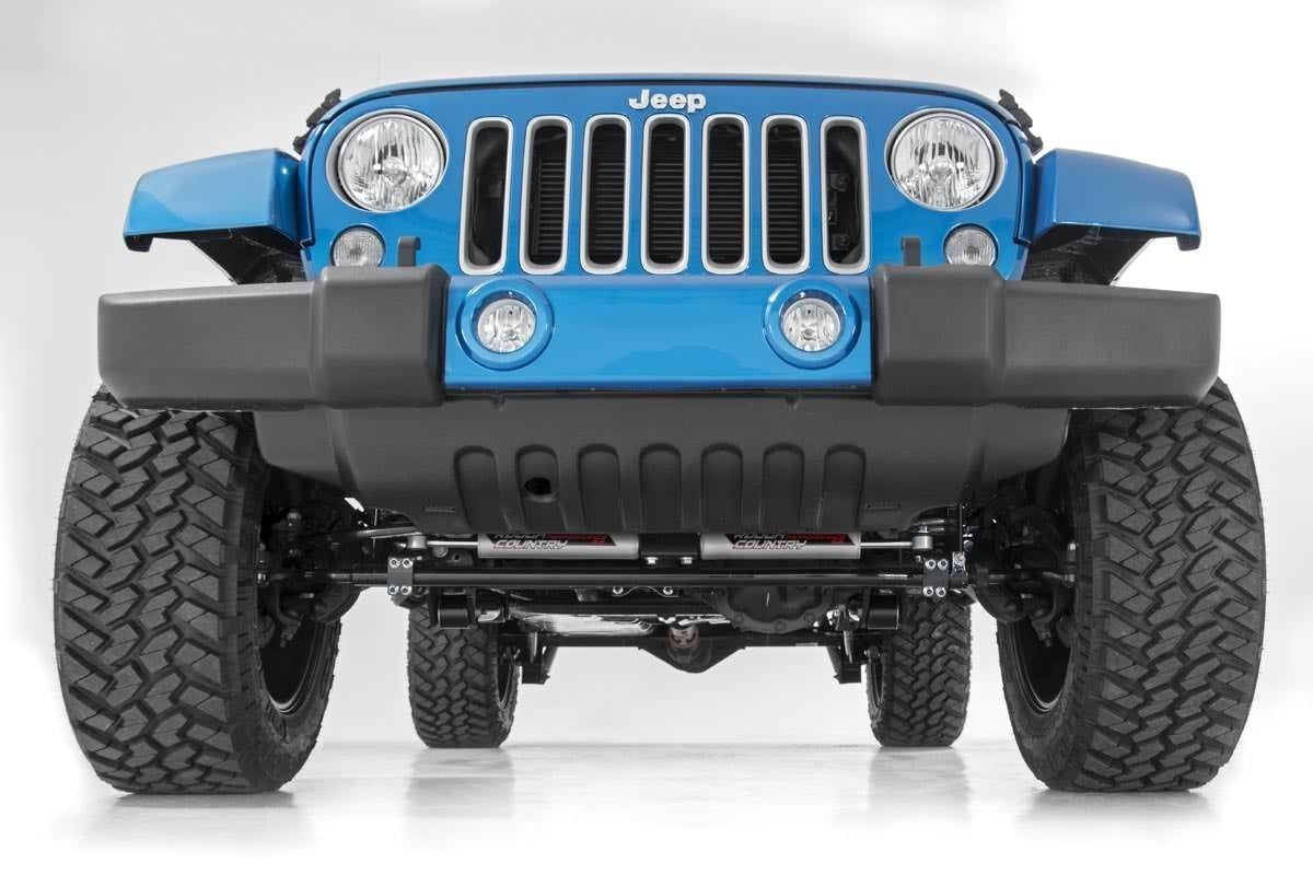 Dual Steering Stabilizer Jeep Wrangler JK JKU 2007-2018
