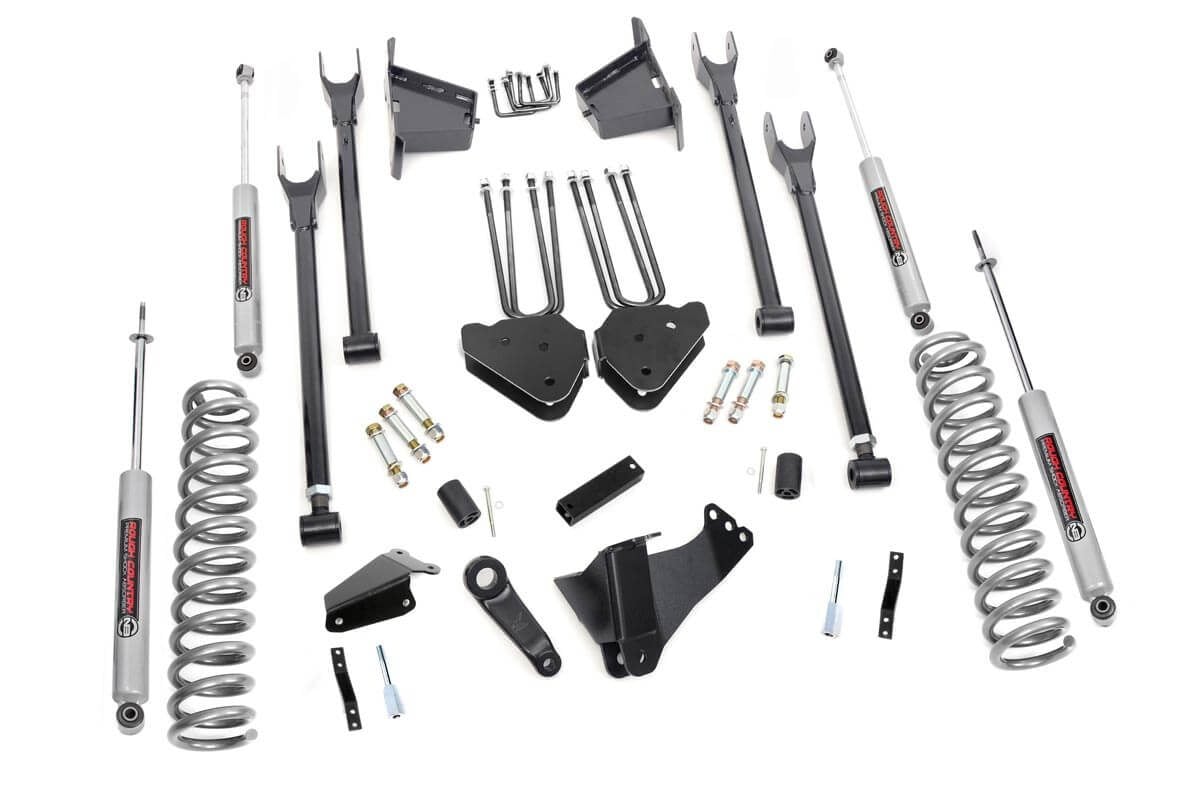 Rough Country 8in for Ford 4-Link Lift Kit w/N3 Shocks 05-07 F-250/350 Diesel 591.20