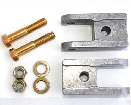 Chevy GMC Shock Extension Brackets (6-lug) 4WD 2000-2006