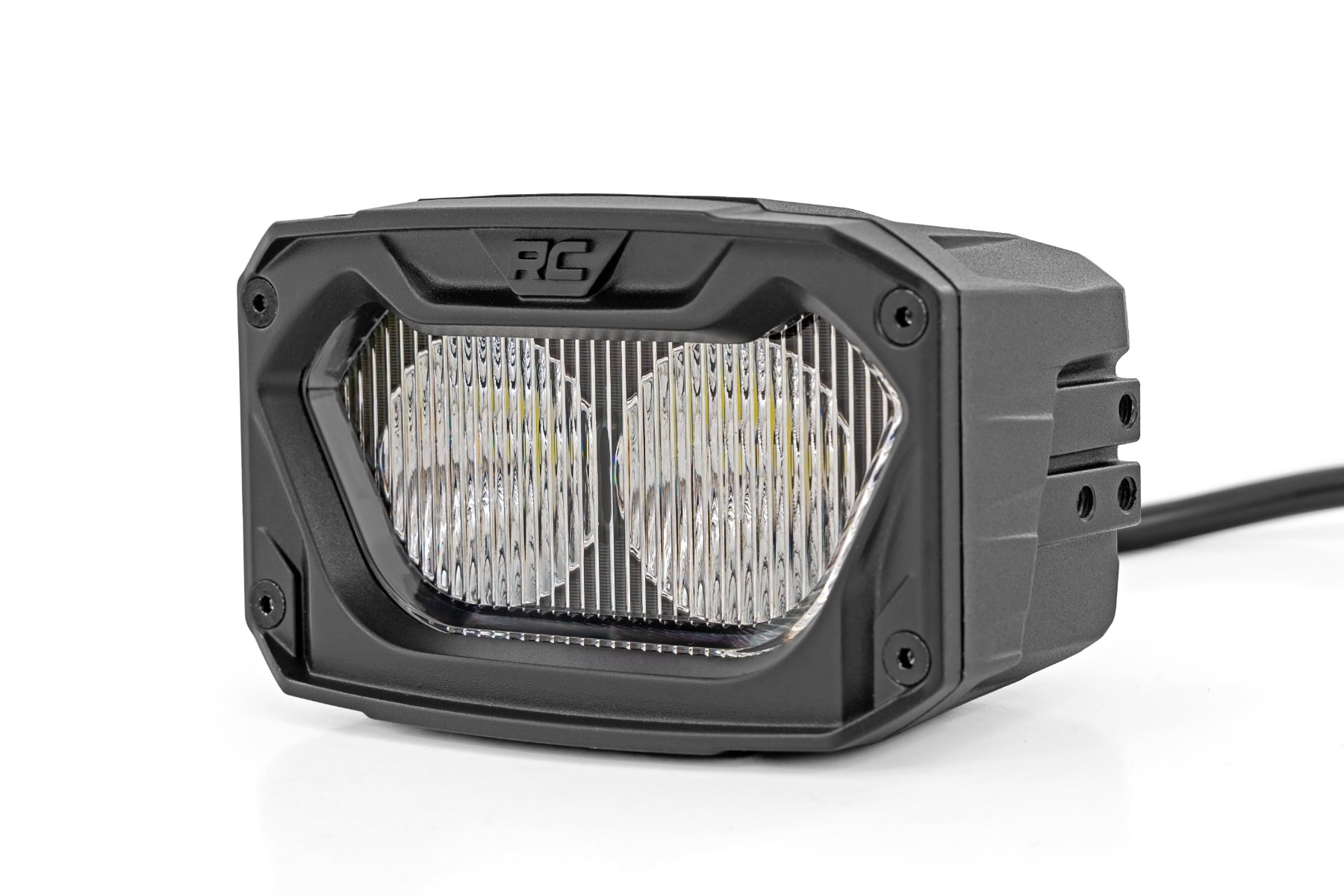 Rough Country 5" Light Pods White/Amber DRL Spot Pair 70117