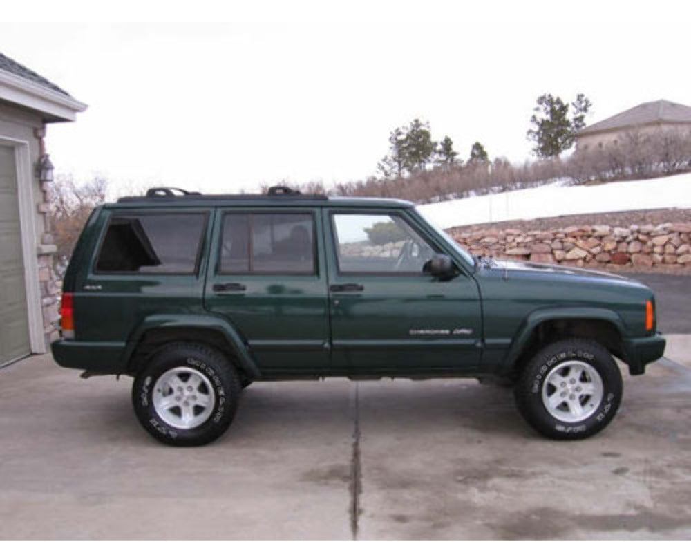 Jeep Cherokee XJ 2" Lift Kit 4WD/2WD 1984-2001 w/ Chrysler 8.25 U-bolts -2