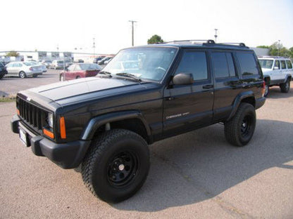 fits 3" Front 2" Rear Lift Kit w/ 8.25 U-Bolts for Jeep Cherokee XJ 1984-2001