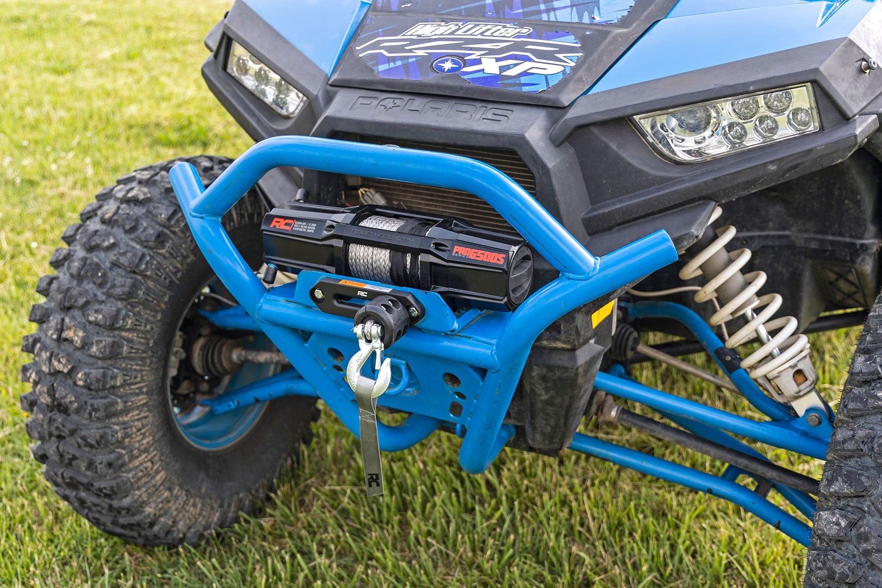 Rough Country 6500-LB Winch UTV Synthetic Rope RS6500SA