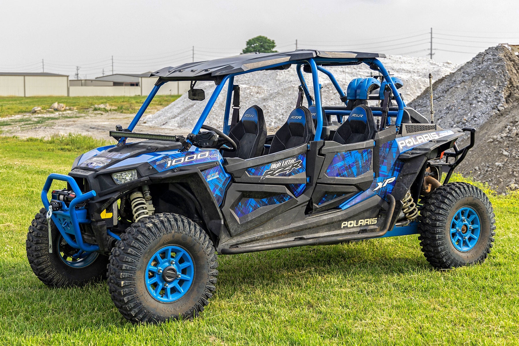 Rough Country 6500-LB Winch UTV Synthetic Rope RS6500SA