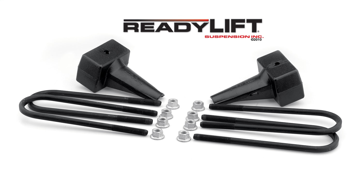 ReadyLift 4" Rear Block Kit for Ford SuperDuty 1-pc Drive Shaft Only 1999-2010 -1