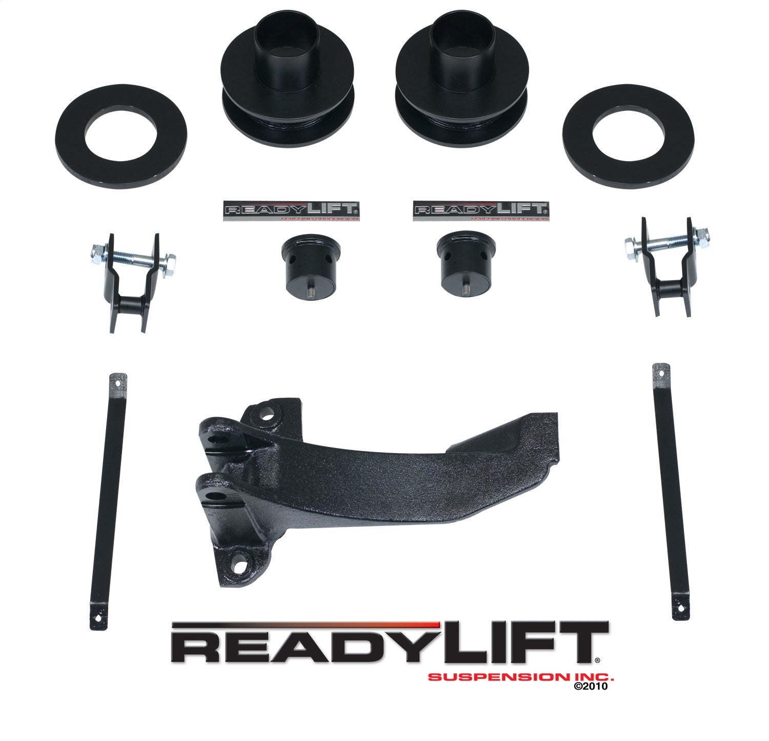 ReadyLift 2.5" Front Leveling Kit W Track Bar Bracket for Ford SuperDuty 08-10 -1