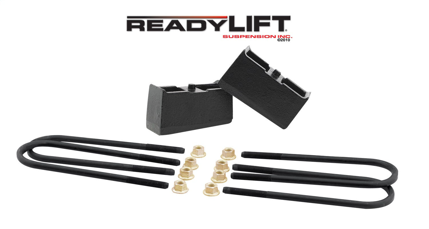 ReadyLift 3" Rear Block Kit GM Silverado & Sierra 1500 6-lug 1999-2018 -1