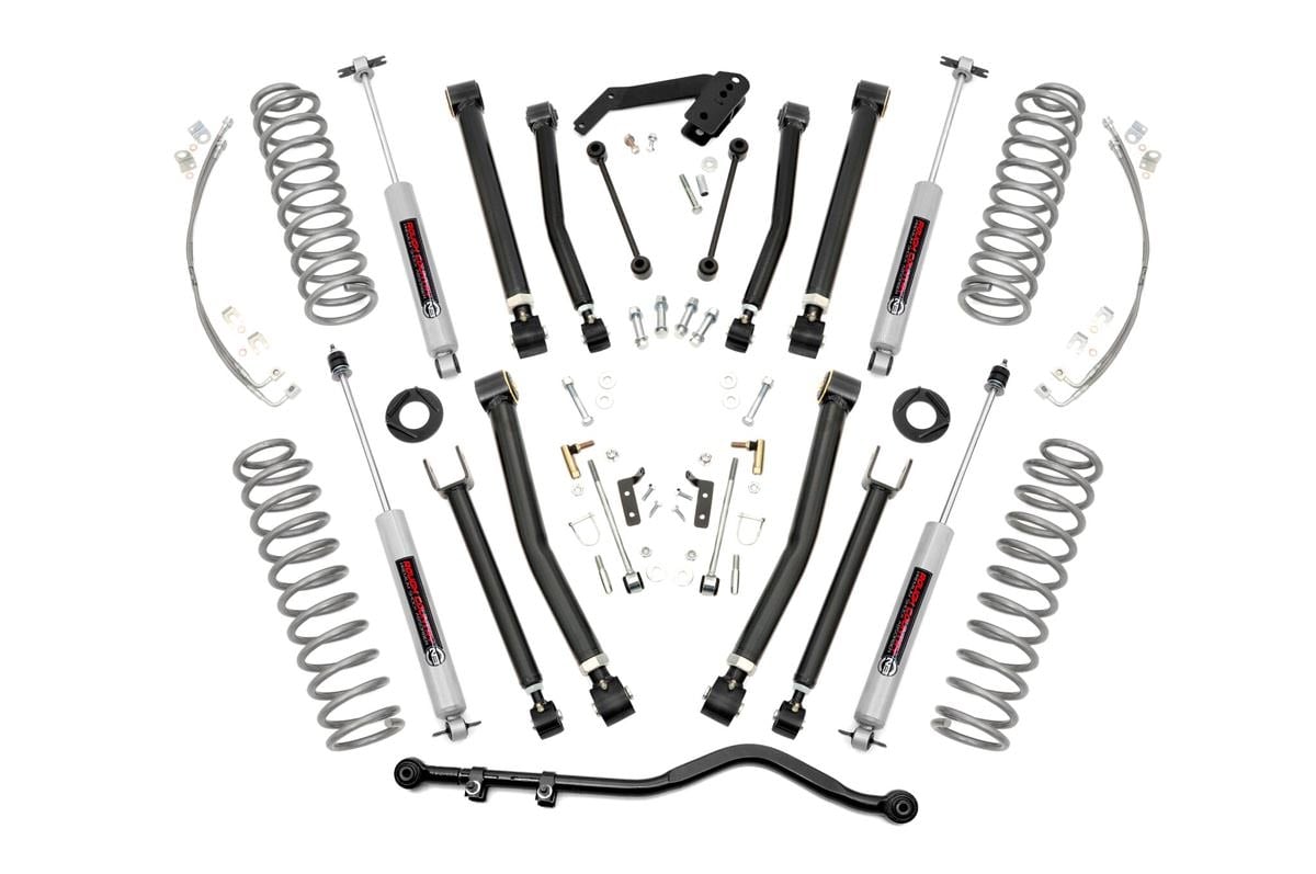 Rough Country 4in X-series Suspension Lift Kit 07-18 for Wrangler JK Unlimited 67430