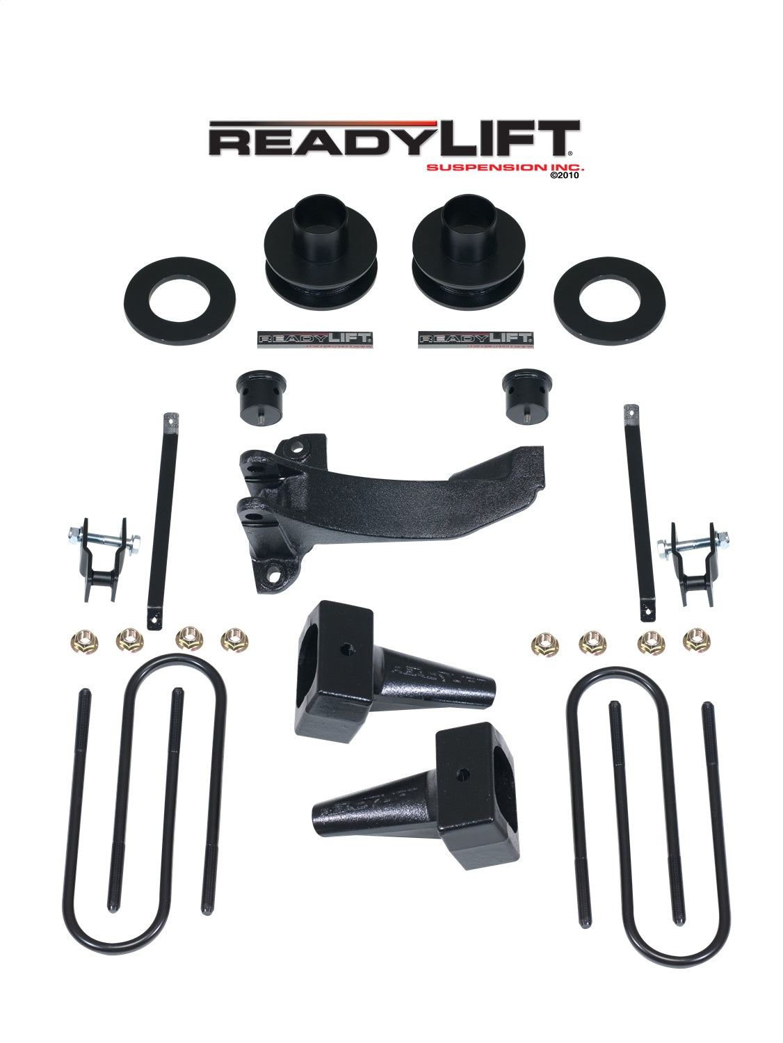 Readylift Suspension Lift Kit 05-07 for Ford F250 2.5" Front W/3.0" R 69-2512 -1
