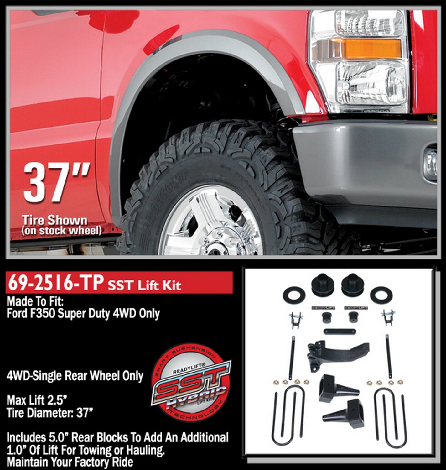 ReadyLift 69-2516TP SST Lift Kit Fits 08-10 F-250 Super Duty F-350 Super Duty -2