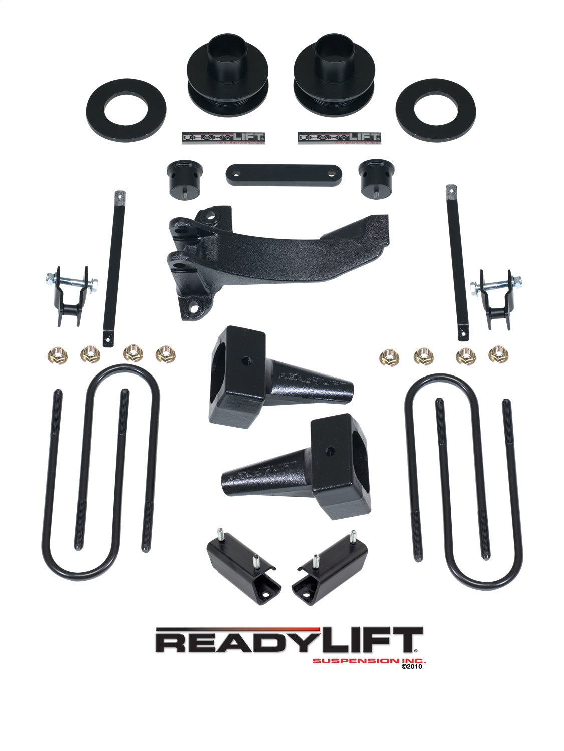 Readylift Suspension Lift Kit 08-10 for Ford Superduty 2.5" W/5" Blocks 69-2526 -1