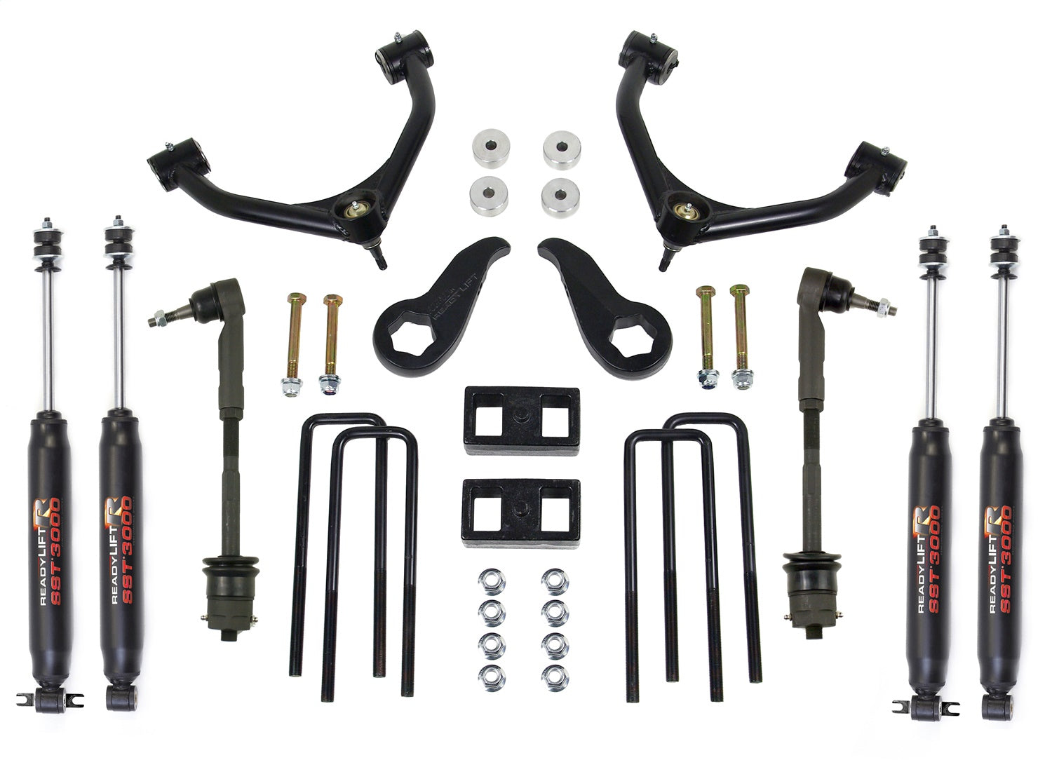 ReadyLift 69-3522 SST Lift Kit w/Shocks Fits Sierra 3500 HD Silverado 3500 HD -1