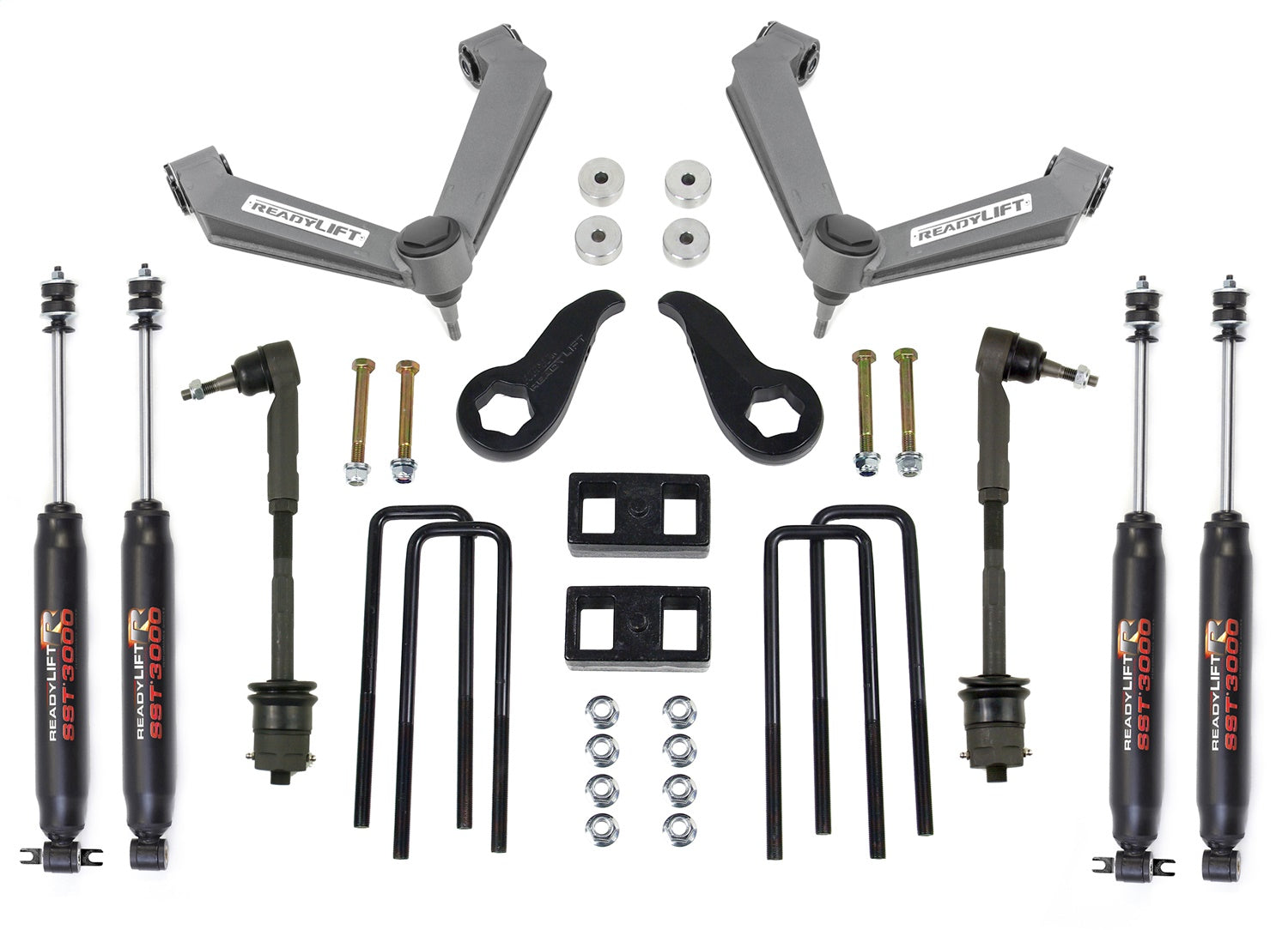 ReadyLift 3.5"F 1"R SST Lift Kit- GM Silverado Sierra 2500HD Shocks & UCAs 11-19 -1