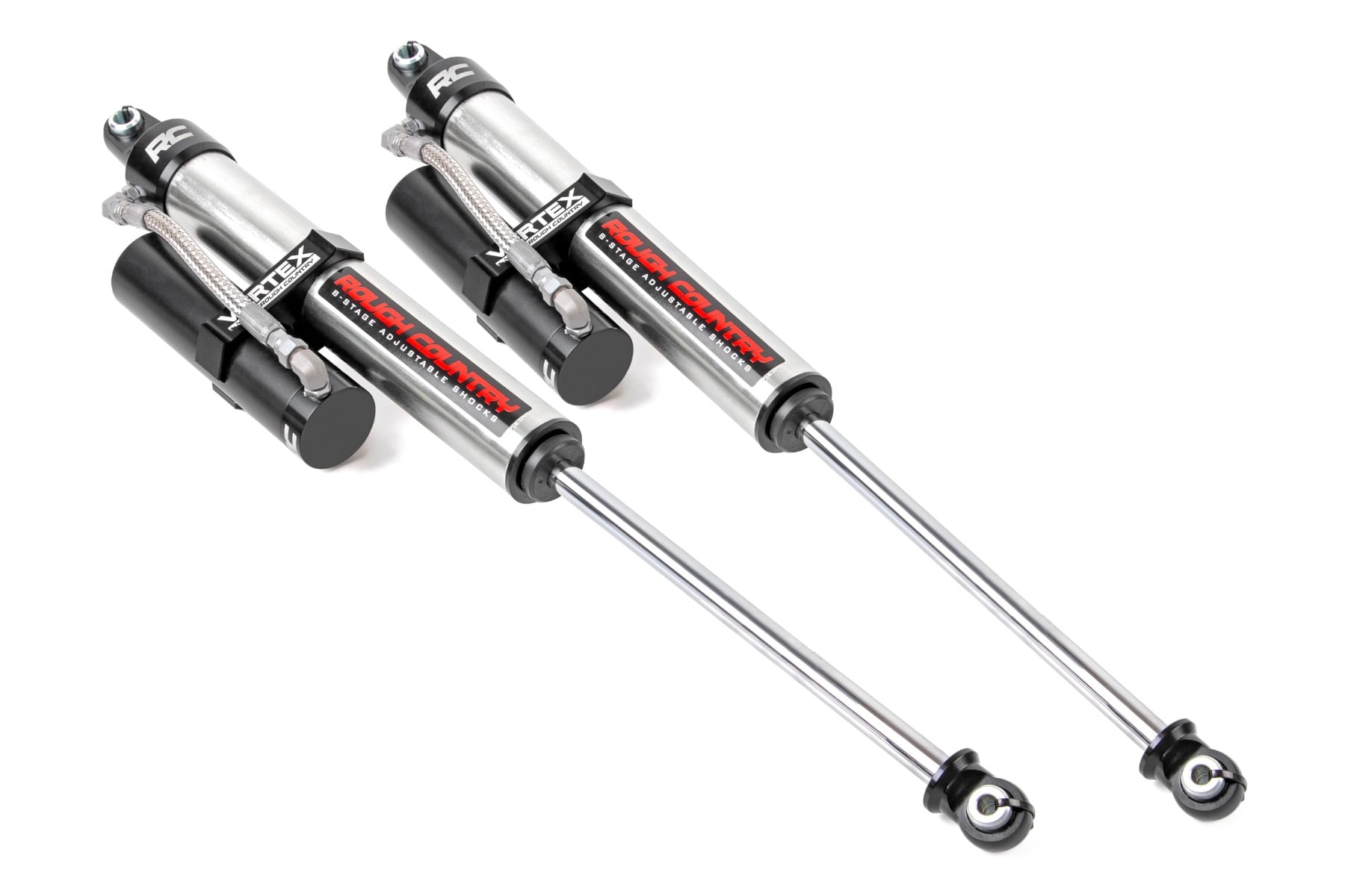Rough Country Vertex 2.5 Rear Shocks 4-8" for Ford F250 4wd 17-25 699055