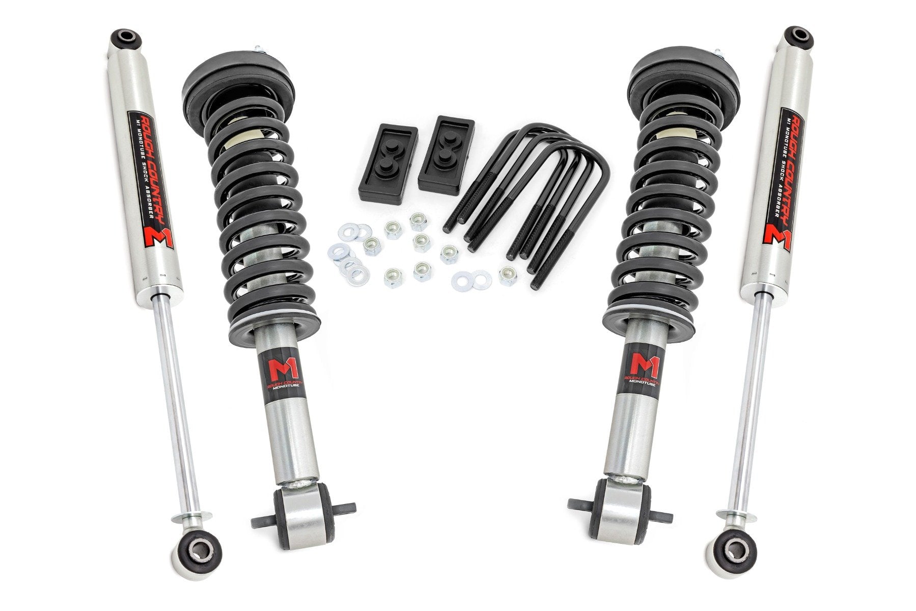 Rough Country 2" Lift Kit M1 Struts/M1 For Ford F-150 4wd 2014-2020 50040