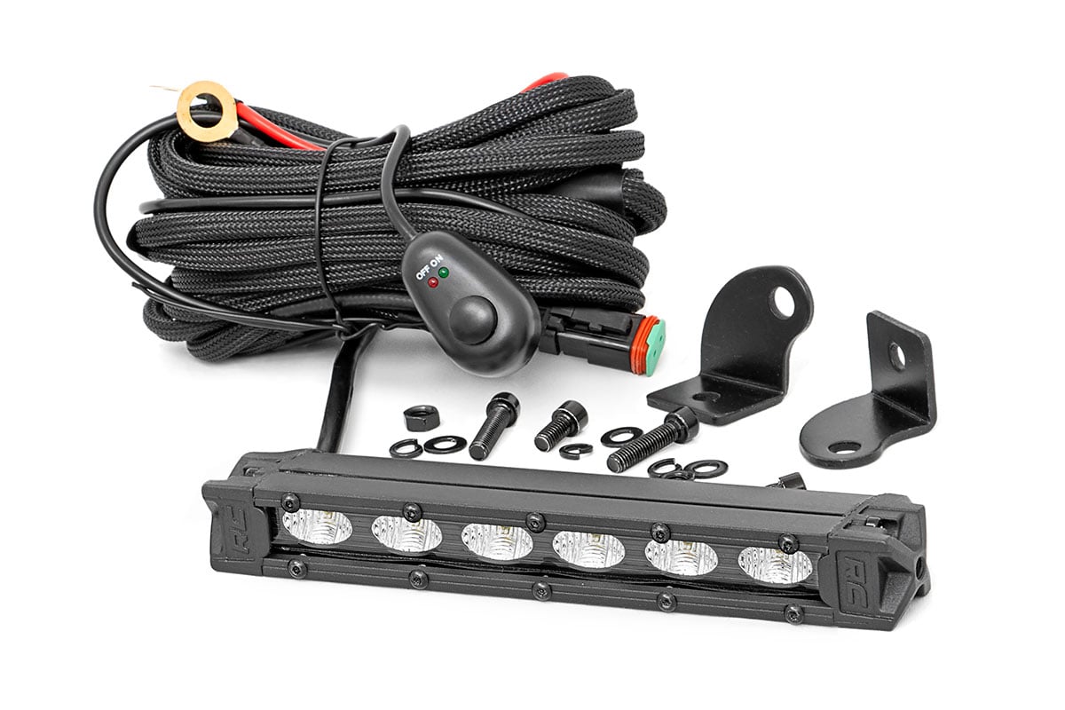 Rough Country Black Series LED 6" Light Slim Line - 70416ABL