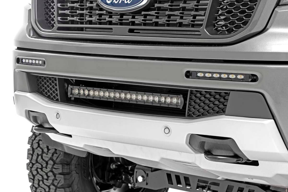 Rough Country Ford Dual 6in LED Bumper Kit 19-20 Ranger 70829