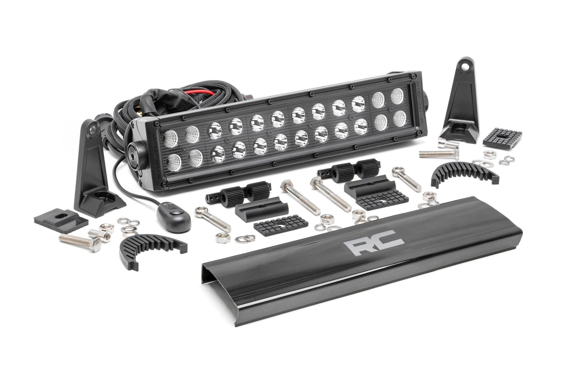 Rough Country 12-inch Cree LED Light Bar-Dual Row Black Series 70912BL