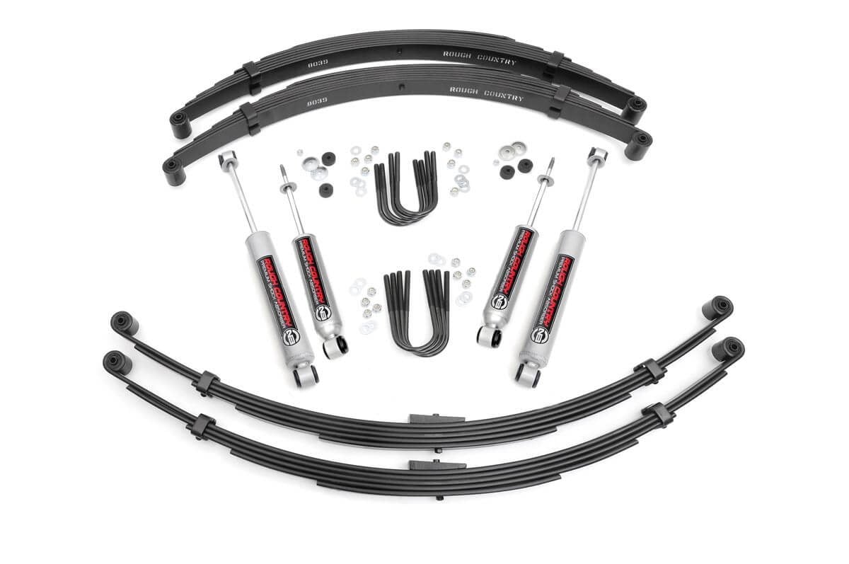Rough Country 2.5" International Scout II Suspension Lift Kit Leaf Spring 830N3