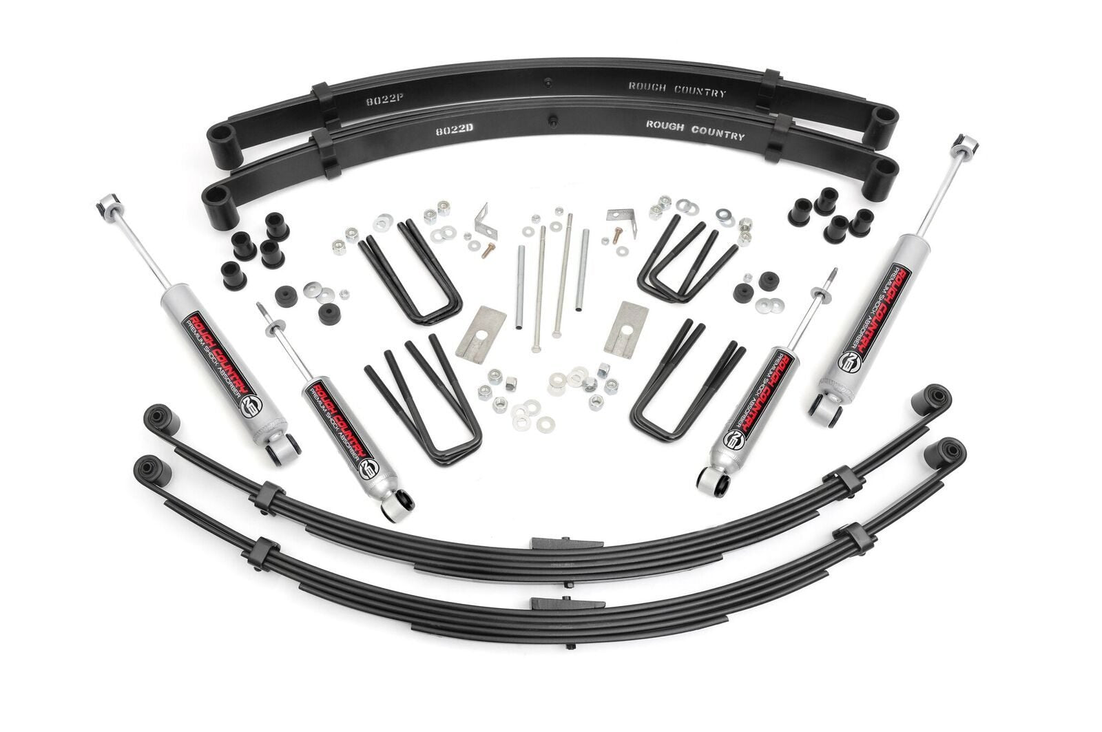 Rough Country 3 Inch Lift Kit Rear Springs For Toyota Truck 4wd 1984-1985 71530