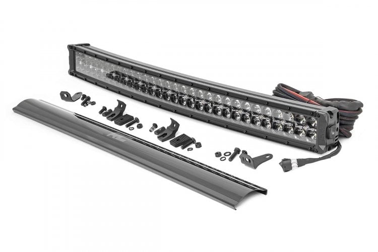 Rough Country 30in LED Grille Kit Black Series White DRL fits Toy 14-20 4-Runner 70787