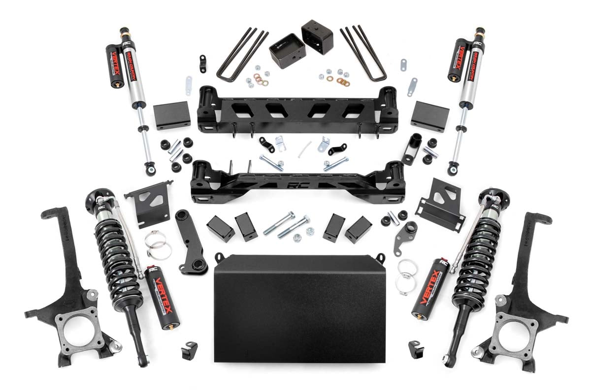 Rough Country 6in Suspension Lift Kit w/Vertex Shocks fits Toyota 07-15 Tundra