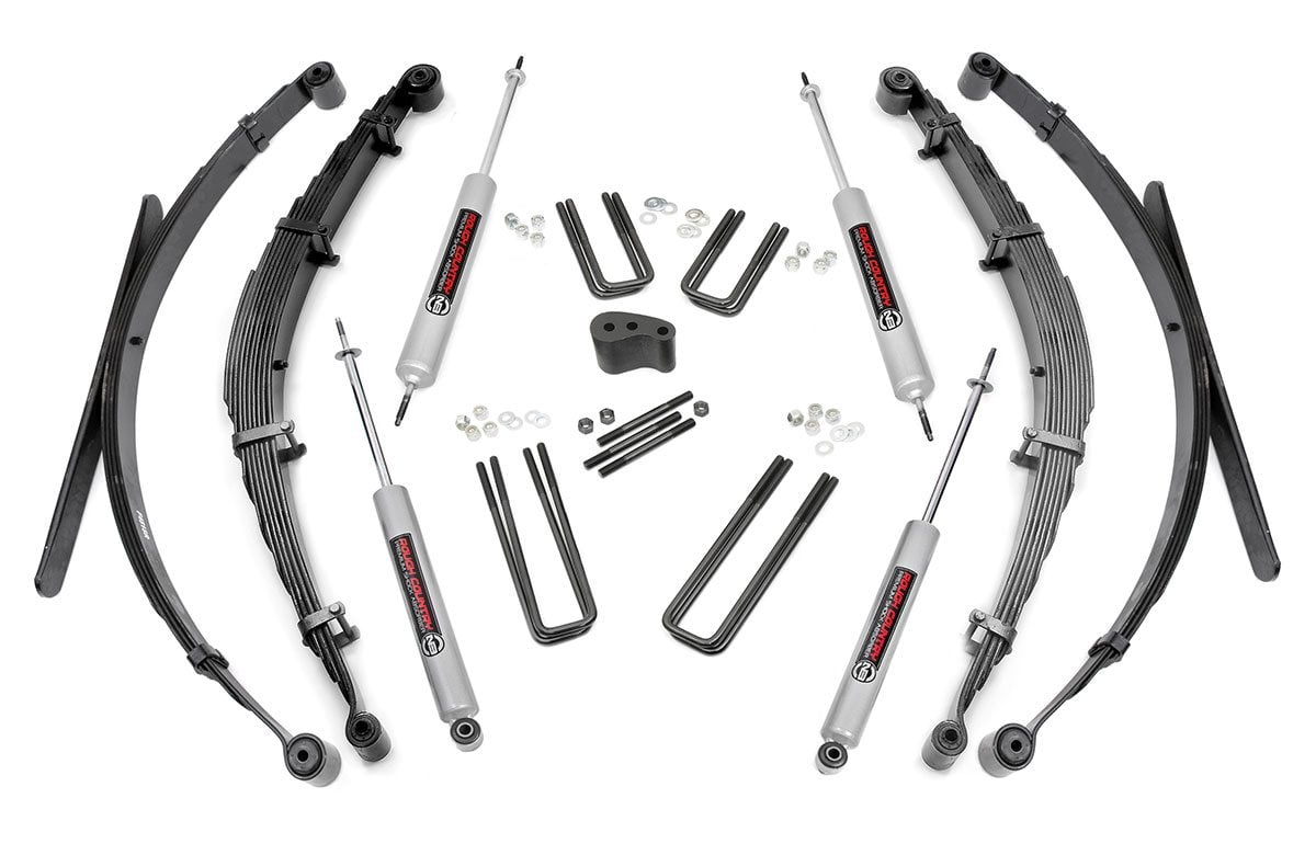 Rough Country 4in Suspension Lift Kit System for Ford 77-79 F250 505.20