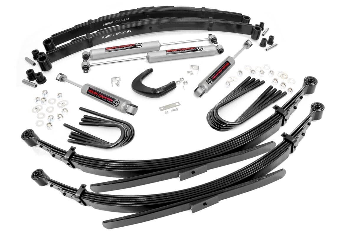 Rough Country 6in GM Suspension Lift Kit System 52in Rear Springs 21030