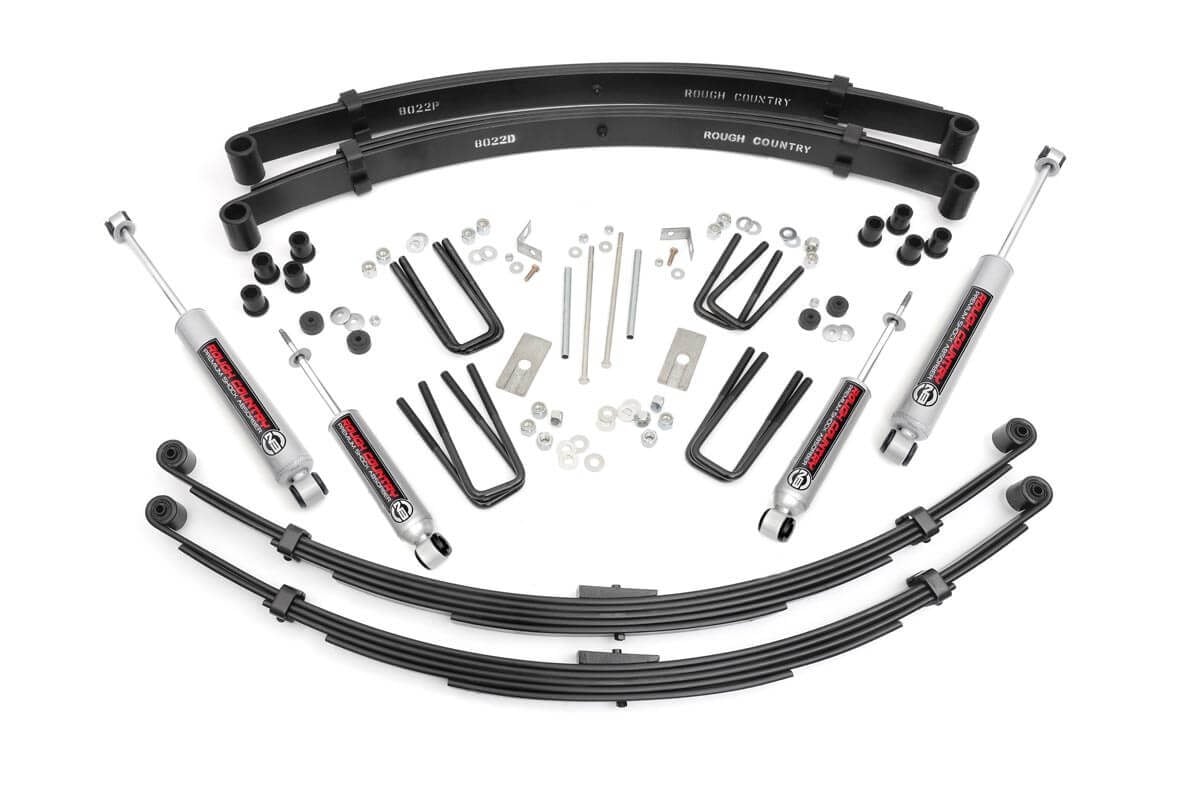 Rough Country 3 Inch Lift Kit RR Springs For Toyota Truck 4WD 1979-1983 -71030 71030
