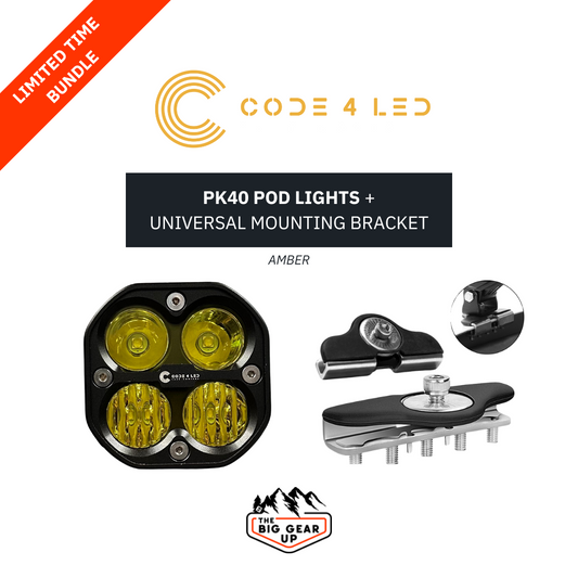 CODE 4 | PK40 Pod Light Bundle (Amber)