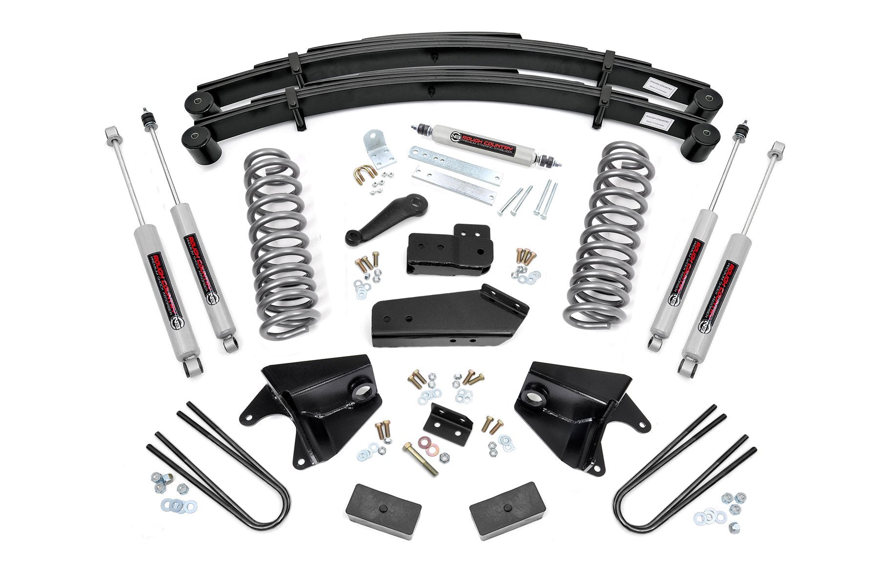 Rough Country 6" Lift Kit for for Ford 80-96 F-150/Bronco W Rear Leaf 525.20