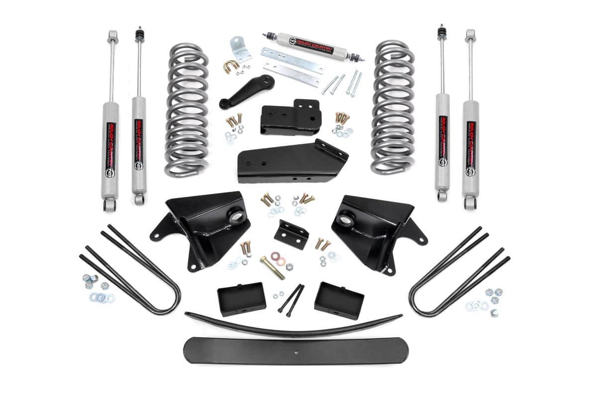 Rough Country for Ford F150/Bronco 6" Suspension Lift Kit 80-96 4wd w/Shocks 470.20