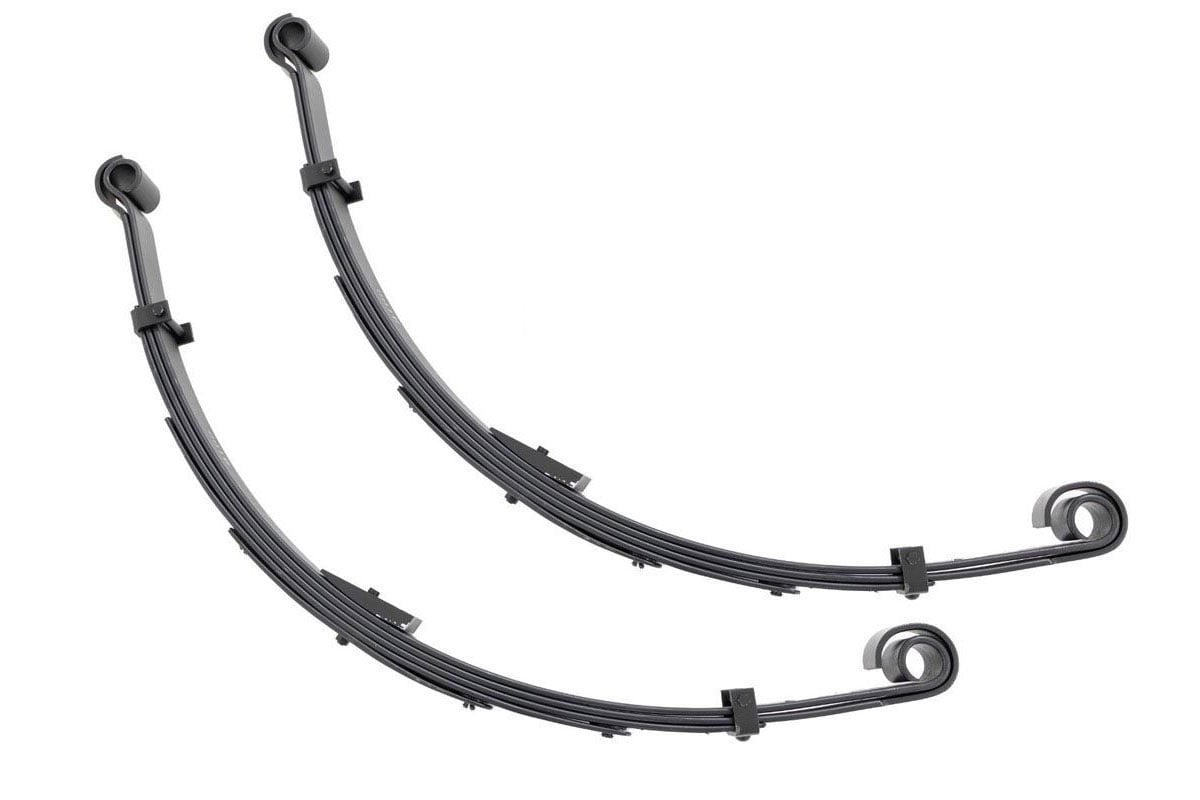 Rough Country Rear Leaf Springs For Jeep Wrangler YJ 6" Lift Pair 1987-1995 8016Kit