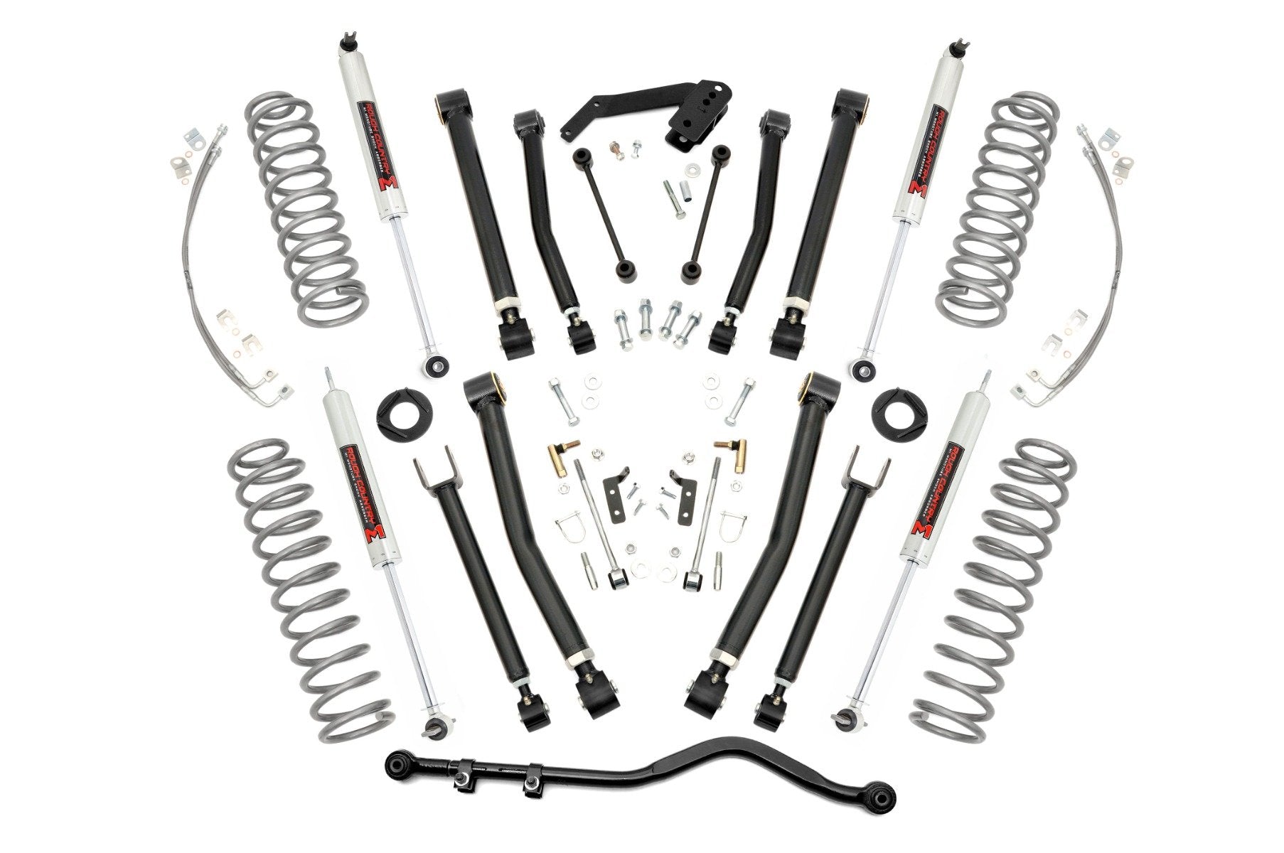 Rough Country 4" Lift Kit For Jeep Wrangler JK 4wd 07-18 X-Series M1 67340