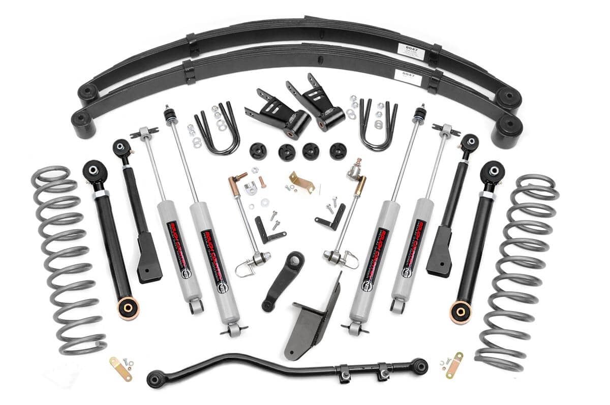 Rough Country 6.5" Suspension Lift Kit w/ Shocks for Cherokee XJ 1984-2001 69620